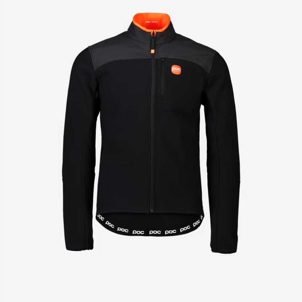 POC Men's Black Ski Race Training Jacket